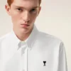 Camicia Ami de Coeur in cotone Oxford bianco Camicia Ami de Coeur in cotone Oxford bianco