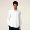Camicia classica Ami de Coeur in cotone bianco