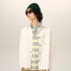 Camicia oversize Ami de Coeur in cotone bianco Camicia oversize Ami de Coeur in cotone bianco