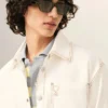 Camicia oversize Ami de Coeur in cotone bianco Camicia oversize Ami de Coeur in cotone bianco