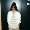 Camicia oversize Ami de Coeur in cotone bianco Camicia oversize Ami de Coeur in cotone bianco