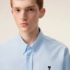 Camicia Oxford Ami de Coeur in cotone blu Camicia Oxford Ami de Coeur in cotone blu