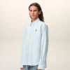Camicia Oxford Ami de Coeur in cotone blu Camicia Oxford Ami de Coeur in cotone blu