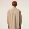 Camicia saharienne in cotone beige Camicia saharienne in cotone beige