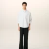 Camicia squadrata Ami de Coeur in cotone bianco Camicia squadrata Ami de Coeur in cotone bianco