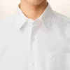 Camicia squadrata Ami de Coeur in cotone bianco Camicia squadrata Ami de Coeur in cotone bianco