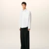 Camicia squadrata Ami de Coeur in cotone bianco Camicia squadrata Ami de Coeur in cotone bianco
