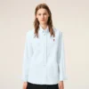 Camicie classiche a maniche lunghe in cotone blu con colletto button-down e ricamo ADC Camicie classiche a maniche lunghe in cotone blu con colletto button-down e ricamo ADC