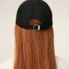 Cappellino Ami de Coeur in nylon nero con borchie Cappellino Ami de Coeur in nylon nero con borchie