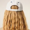 Cappellino Ami Paris in cotone bicolore blu e bianco Cappellino Ami Paris in cotone bicolore blu e bianco