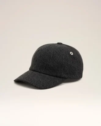 Cappellino Ami Paris in denim nero con toppa laterale