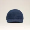 Cappellino con toppa laterale Ami Paris in denim blu Cappellino con toppa laterale Ami Paris in denim blu
