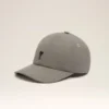 Cappellino in cotone grigio con ricamo Ami de Coeur Cappellino in cotone grigio con ricamo Ami de Coeur