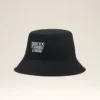 Cappellino in cotone nero con ricamo “Thank You for Being a Friend” Cappellino in cotone nero con ricamo “Thank You for Being a Friend”