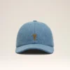 Cappellino in denim blu con ricamo “Ami de Coeur” Cappellino in denim blu con ricamo “Ami de Coeur”