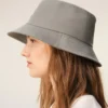 Cappello a secchiello Ami de Coeur in cotone grigio Cappello a secchiello Ami de Coeur in cotone grigio