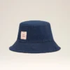 Cappello con toppa Ami Paris Heritage in cotone denim blu Cappello con toppa Ami Paris Heritage in cotone denim blu