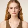 Collana a catena 2 in 1 Ami de Coeur in ottone argentato