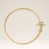 Collana a catena 2 in 1 Ami de Coeur in ottone dorato