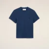 Corta Ami de Coeur T-Shirt in cotone blu Corta Ami de Coeur T-Shirt in cotone blu