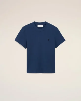 Corta Ami de Coeur T-Shirt in cotone blu