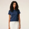 Corta Ami de Coeur T-Shirt in cotone blu Corta Ami de Coeur T-Shirt in cotone blu