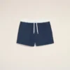 Costume da bagno corto in nylon blu Costume da bagno corto in nylon blu