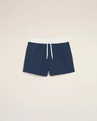 Costume da bagno corto in nylon blu