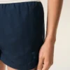 Costume da bagno corto in nylon blu Costume da bagno corto in nylon blu