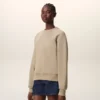 Felpa Ami de Coeur in cotone beige goffrato Felpa Ami de Coeur in cotone beige goffrato