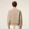 Felpa Ami de Coeur in cotone beige goffrato Felpa Ami de Coeur in cotone beige goffrato