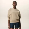 Felpa Ami de Coeur in cotone beige goffrato Felpa Ami de Coeur in cotone beige goffrato