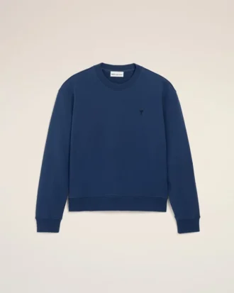 Felpa Ami de Coeur in cotone blu