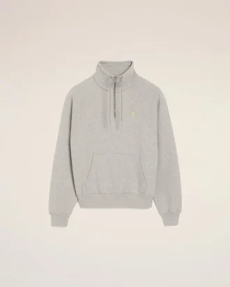 Felpa Ami de Coeur in cotone grigio