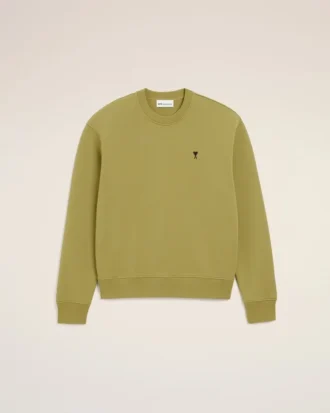 Felpa Ami de Coeur in cotone verde