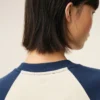 Felpa Ami de Coeur in maglia di cotone bianca e blu Felpa Ami de Coeur in maglia di cotone bianca e blu