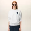 Felpa Ami de Coeur in maglia di cotone bianco Felpa Ami de Coeur in maglia di cotone bianco