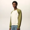Felpa Ami de Coeur in maglia di cotone bianco e verde Felpa Ami de Coeur in maglia di cotone bianco e verde
