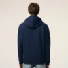 Felpa con cappuccio blu in cotone e Red Ami de Coeur con zip Felpa con cappuccio blu in cotone e Red Ami de Coeur con zip