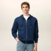 Felpa con cappuccio e zip Ami de Coeur in cotone blu Felpa con cappuccio e zip Ami de Coeur in cotone blu