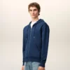 Felpa con cappuccio e zip Ami de Coeur in cotone blu Felpa con cappuccio e zip Ami de Coeur in cotone blu