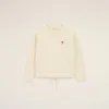 Felpa girocollo Ami de Coeur in cotone bianco Felpa girocollo Ami de Coeur in cotone bianco