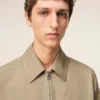 Giacca con zip Ami De CœUr in cotone beige Giacca con zip Ami De CœUr in cotone beige
