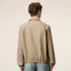 Giacca con zip Ami De CœUr in cotone beige Giacca con zip Ami De CœUr in cotone beige
