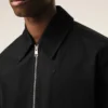 Giacca con zip Ami De Cœur in cotone nero Giacca con zip Ami De Cœur in cotone nero
