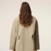 Giacca da lavoro in cotone beige Giacca da lavoro in cotone beige