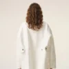 Giacca da lavoro in cotone bianco Giacca da lavoro in cotone bianco