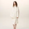 Giacca da lavoro in cotone bianco Giacca da lavoro in cotone bianco