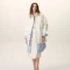 Giacca da lavoro in cotone bianco Giacca da lavoro in cotone bianco