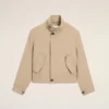 Giacca Harrington in lana vergine beige Giacca Harrington in lana vergine beige